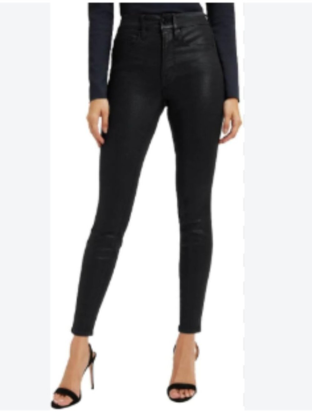 Good American Good Legs Coated Skinny Jeans 27